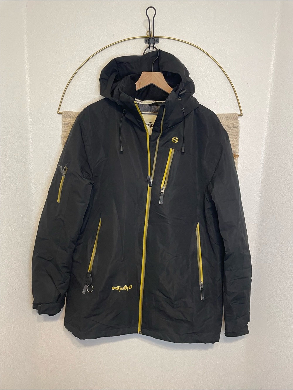 Planet Earth Mens Snowboarding Ski Jacket Size L Waterproof